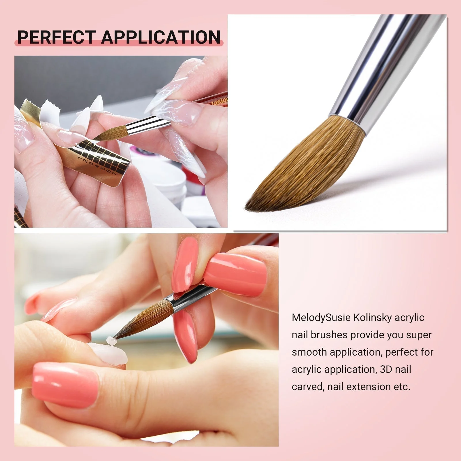 Kolinsky Acrylic Nail Brush - Image 5
