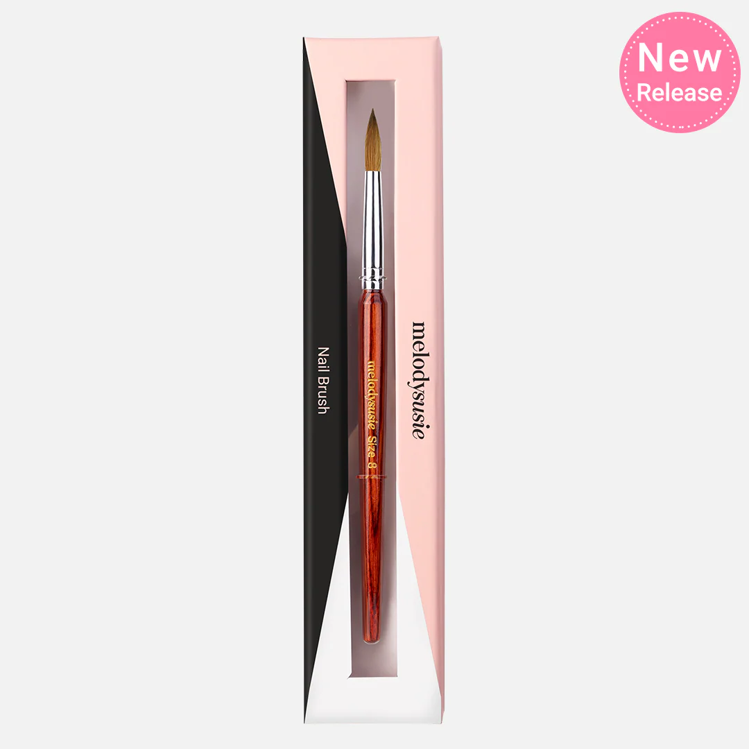 Kolinsky Acrylic Nail Brush - Rosewood Handle - Image 7