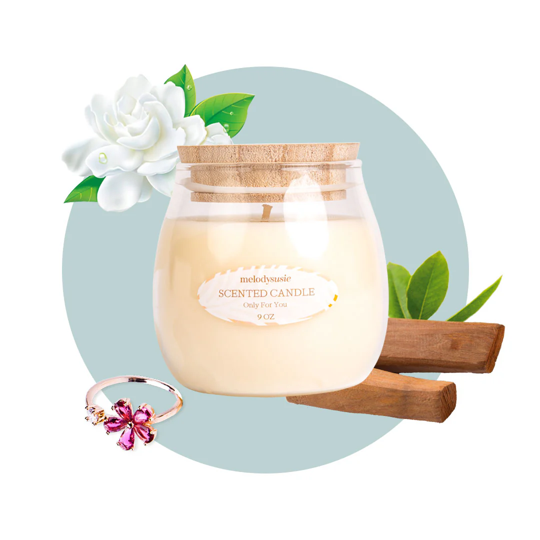 Large Jar Fortune Gift Scented Candles (9 oz) - Image 6