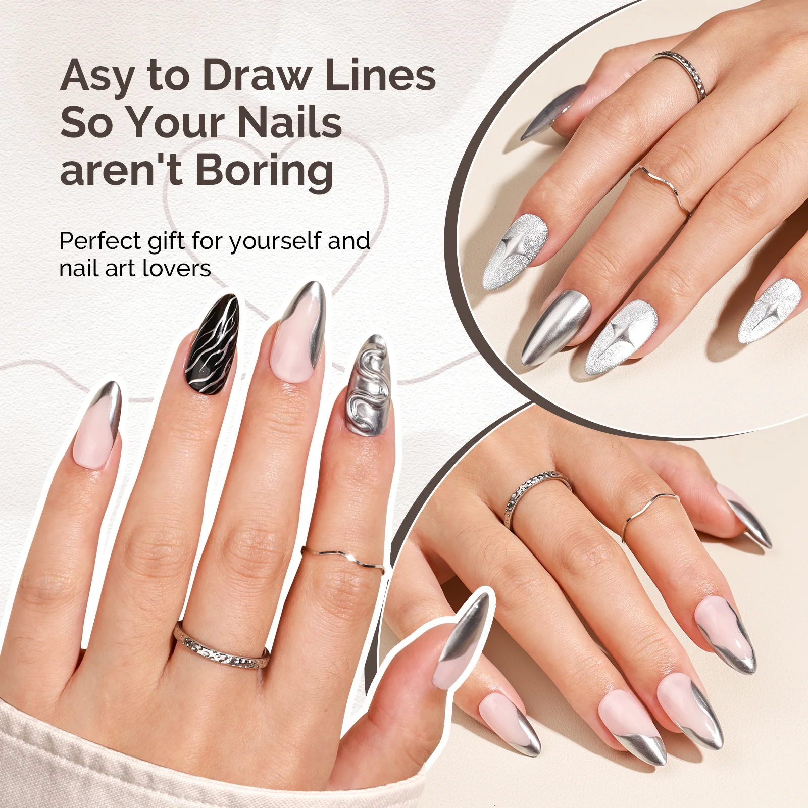 Liner Gel Nail Art Polish 8ml - Image 10