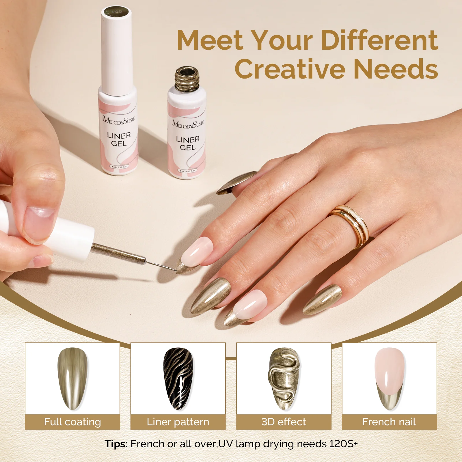 Liner Gel Nail Art Polish 8ml - Image 13
