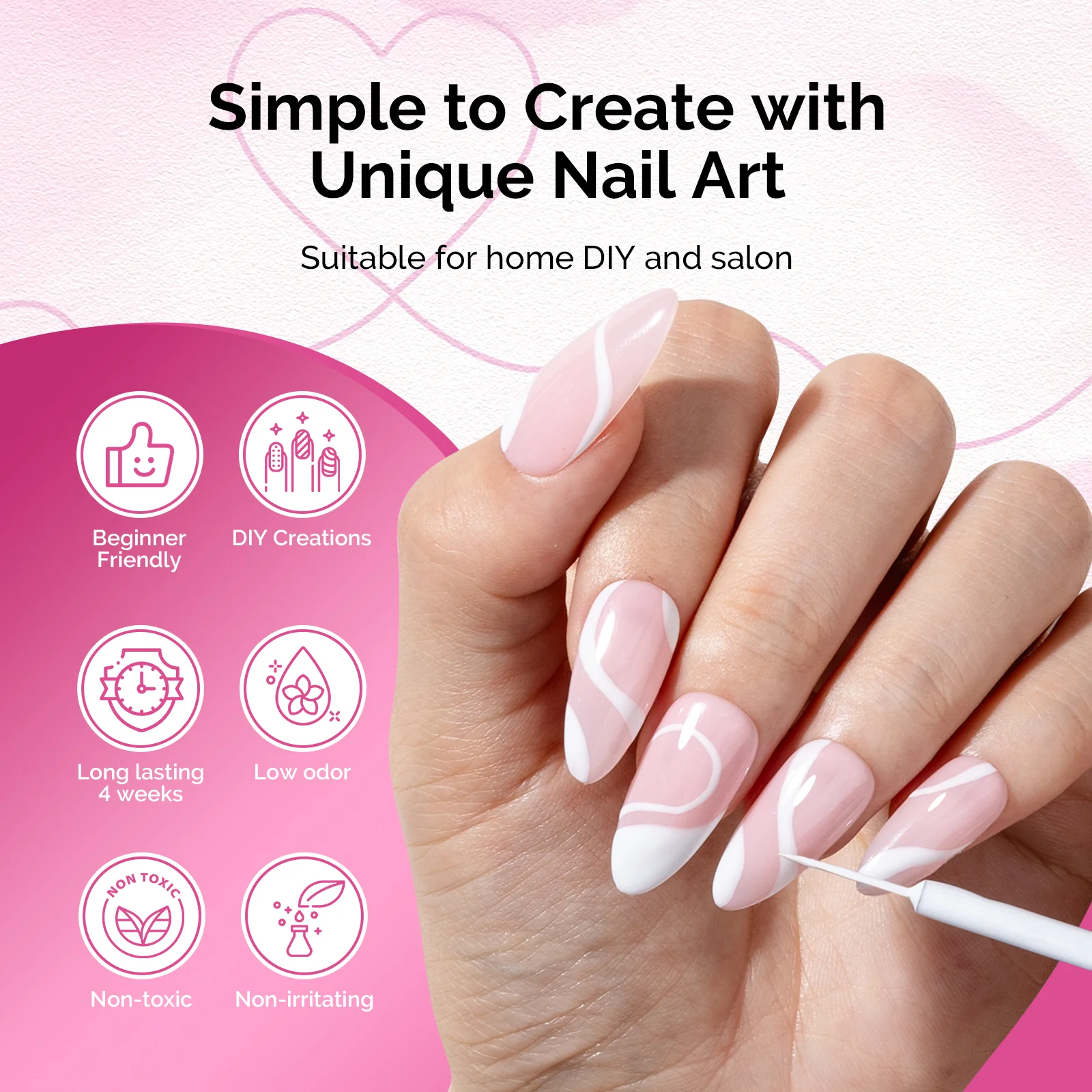 Liner Gel Nail Art Polish 8ml - Image 3