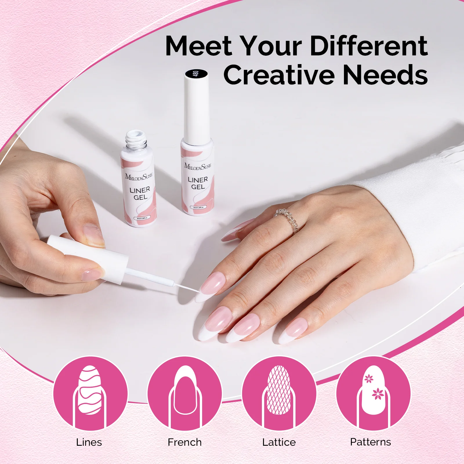 Liner Gel Nail Art Polish 8ml - Image 4