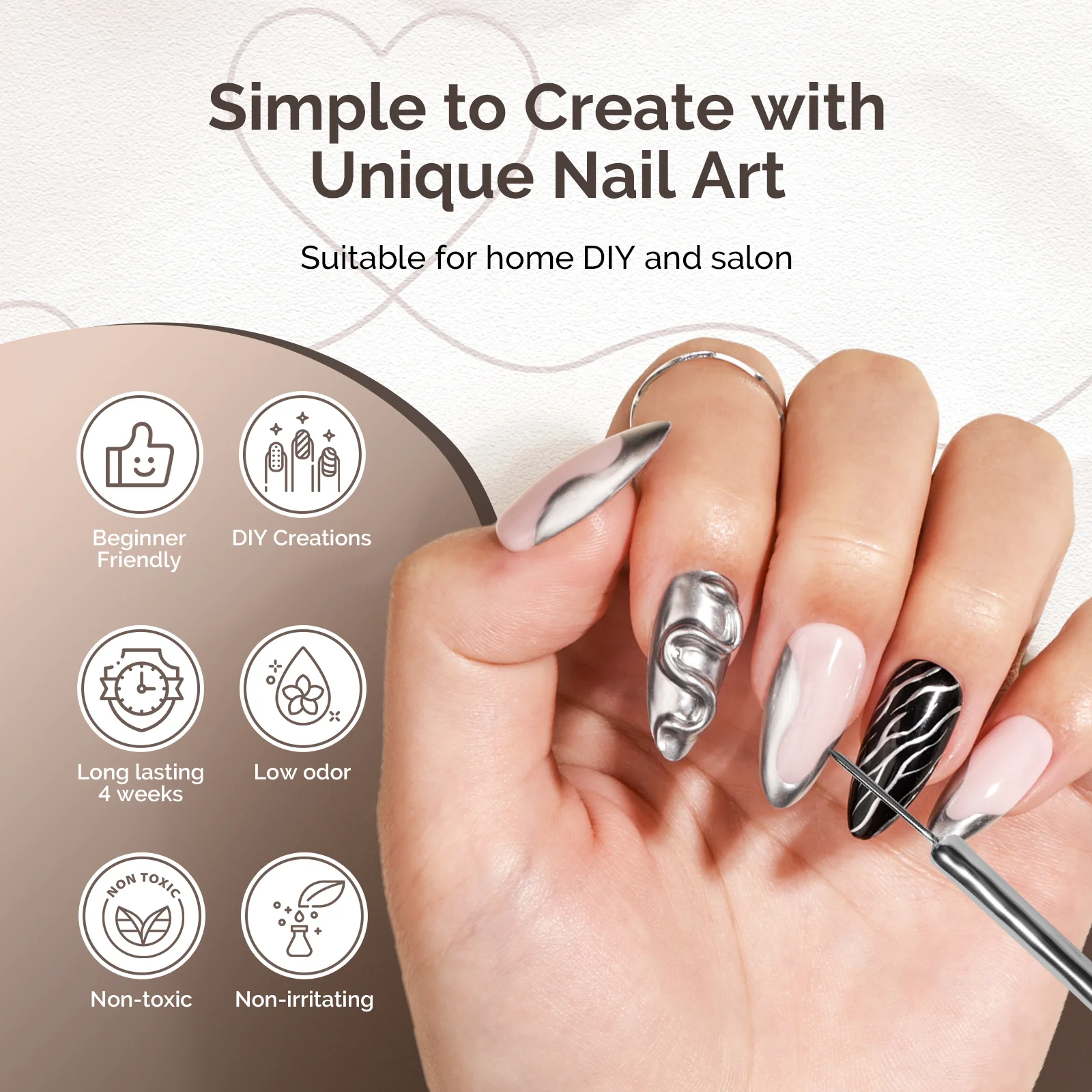 Liner Gel Nail Art Polish 8ml - Image 8