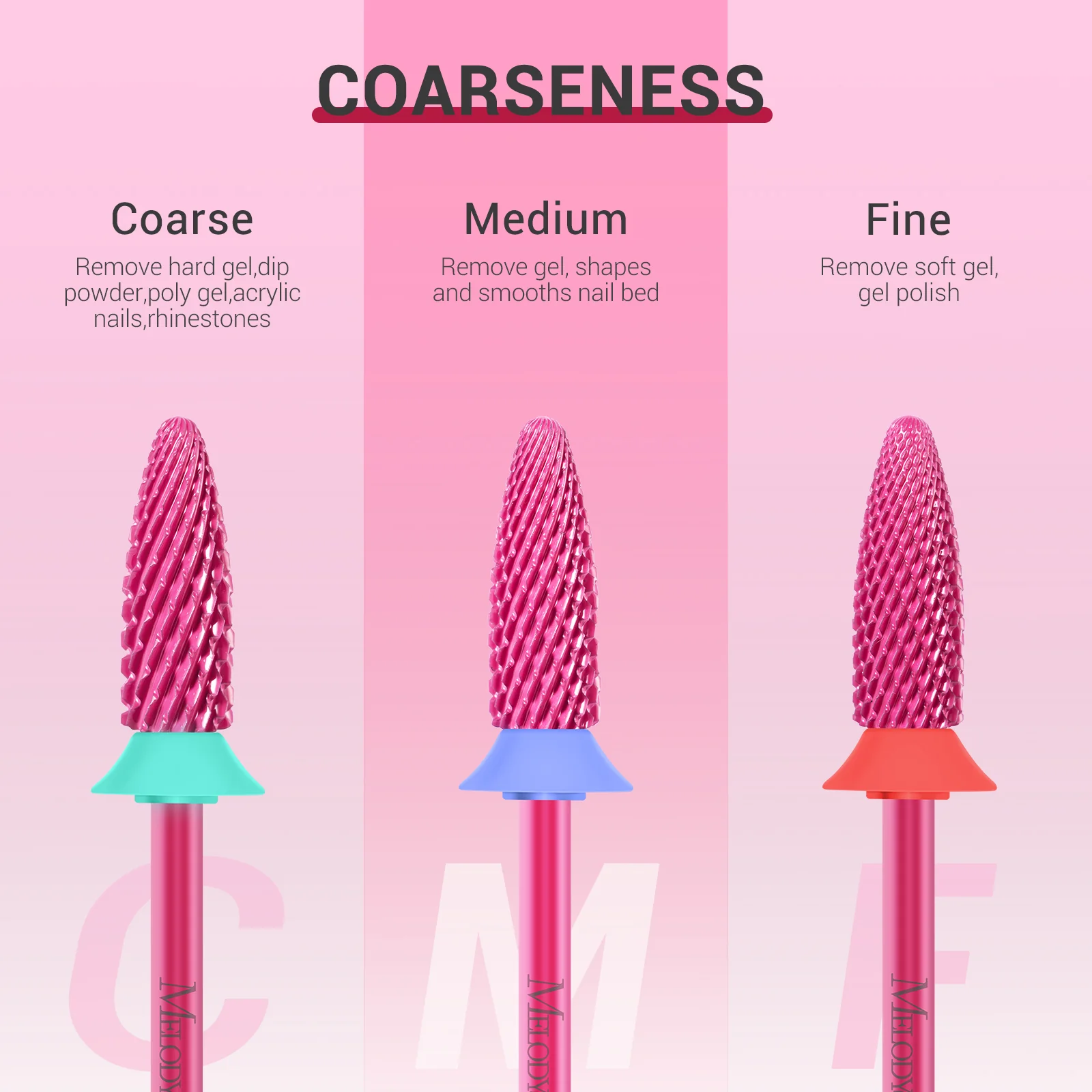 Long Flame Tungsten Carbide Nail Drill Bit - Image 6