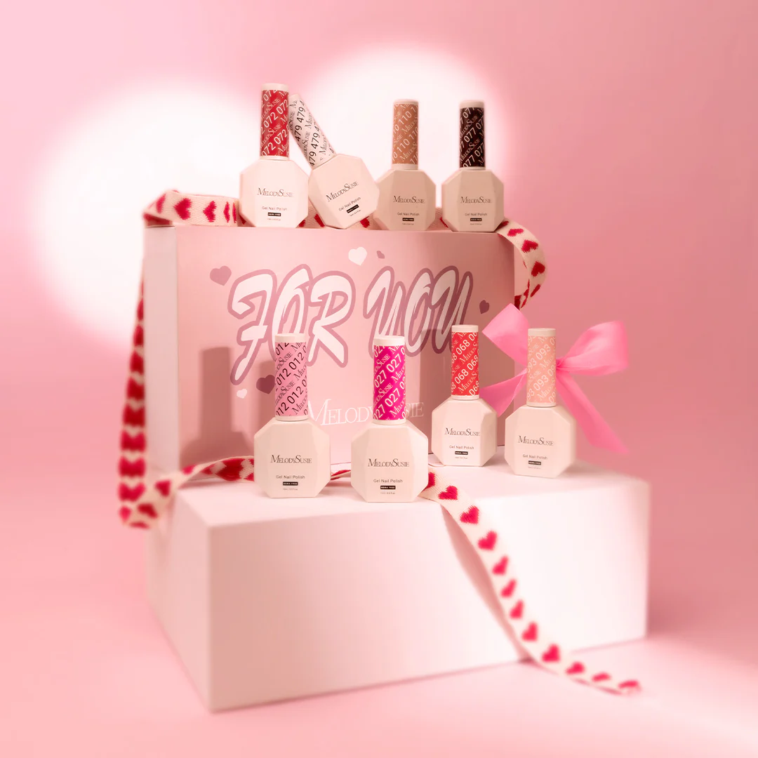 Lovely Sweetheart HEMA-Free Gel Nail Polish Gift Box - 8 Colors - Image 2