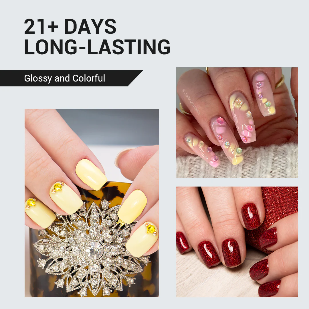 Lovely Sweetheart TPO-Free Thick Gel Nail Polish Gift Box - 8 Colors - Image 5