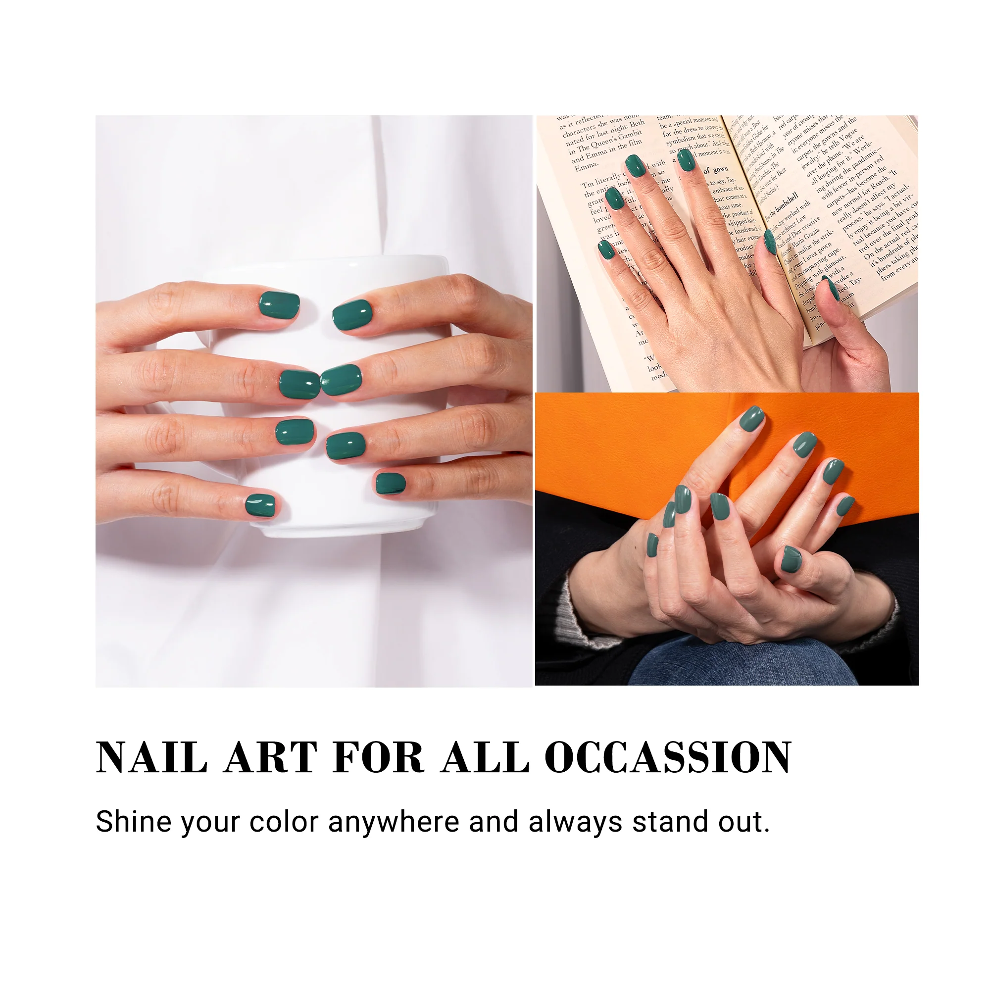 348 Lush Moss - TPO-Free Thick Gel Nail Polish(15ml) - Image 4