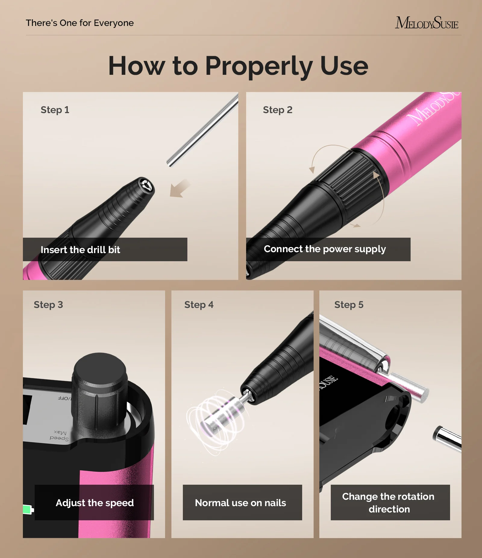 MB450E Brushless Motor Nail Drill Gift Box - Image 10
