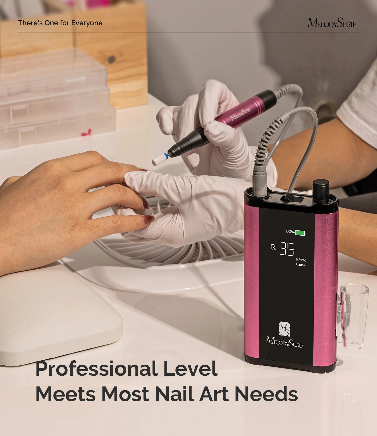 MB450E Brushless Motor Nail Drill Gift Box - Image 7
