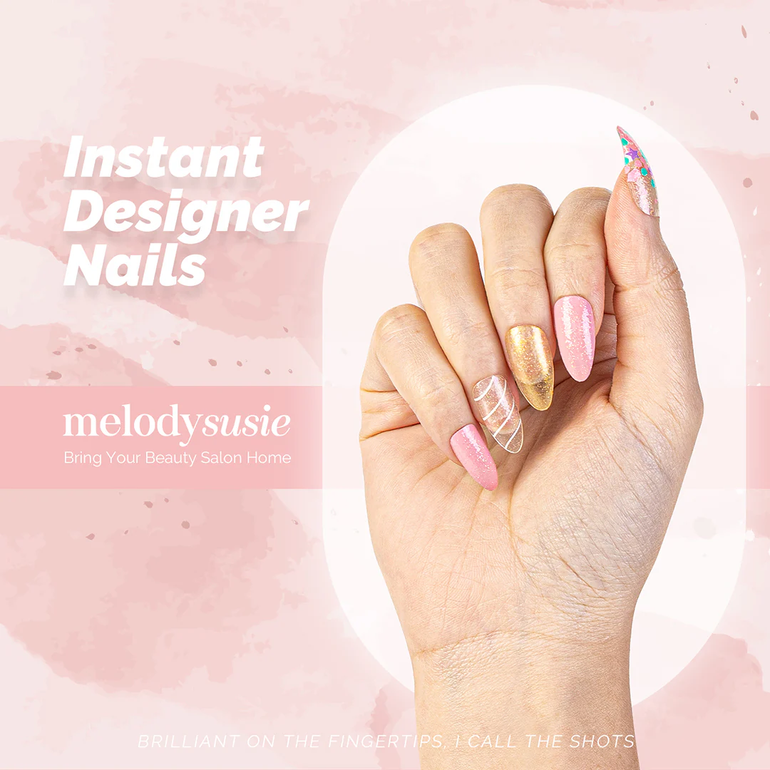 Mermaid Acrylic Press On Nails Kits - Image 2