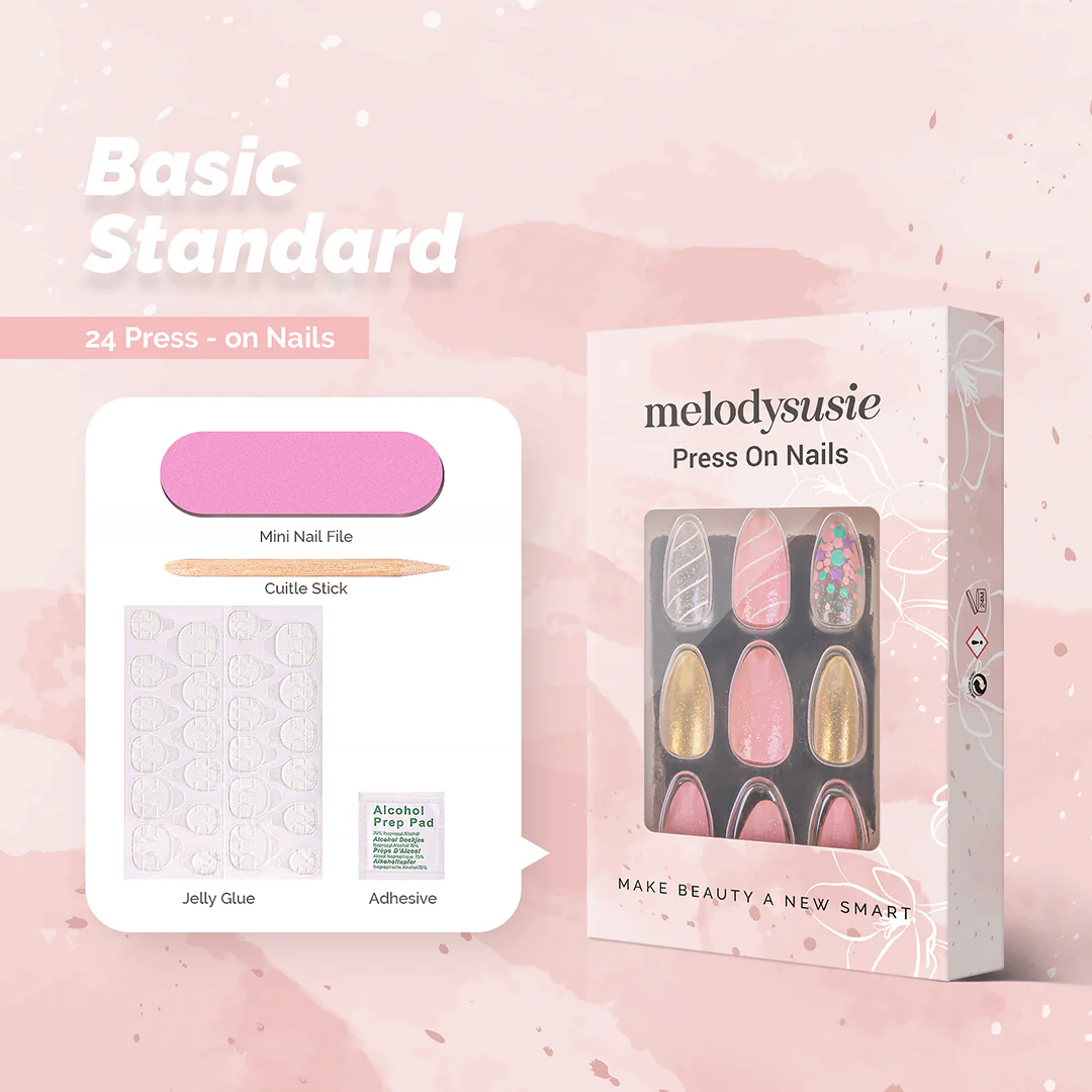 Mermaid Acrylic Press On Nails Kits - Image 3