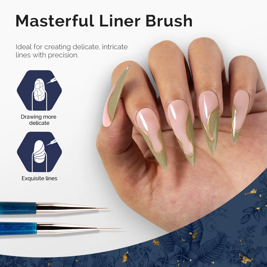 Modular Design Nail Art Liner Brush 5Pcs - Image 10