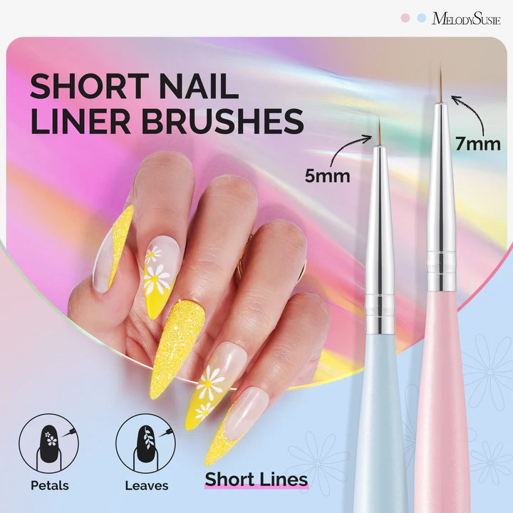 Nail Art Liner Brushes 5Pcs - US ONLY - Image 4