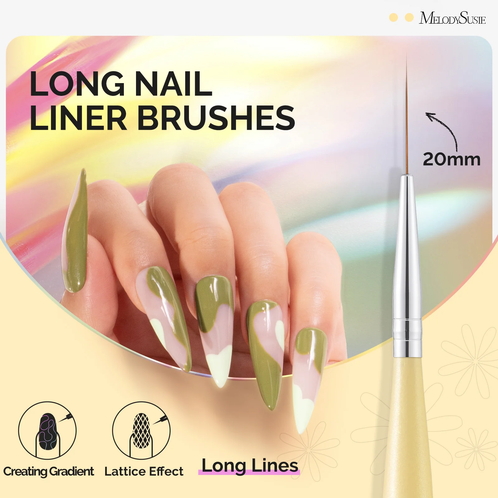 Nail Art Liner Brushes 5Pcs - US ONLY - Image 6
