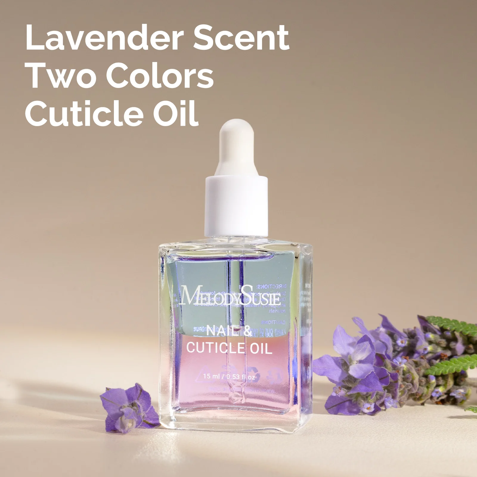TPO-Free Nail Care Cuticle Oil 15ml - Lavender - Image 2