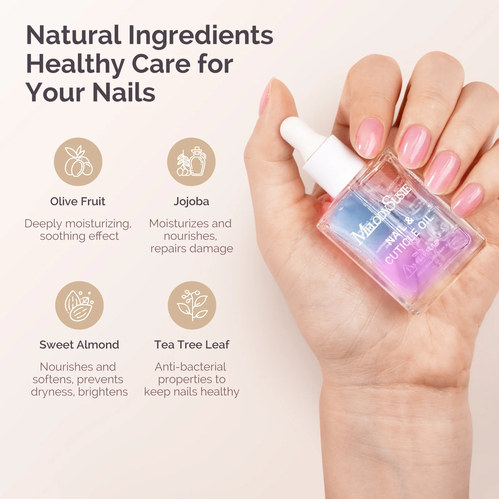 TPO-Free Nail Care Cuticle Oil 15ml - Lavender - Image 3