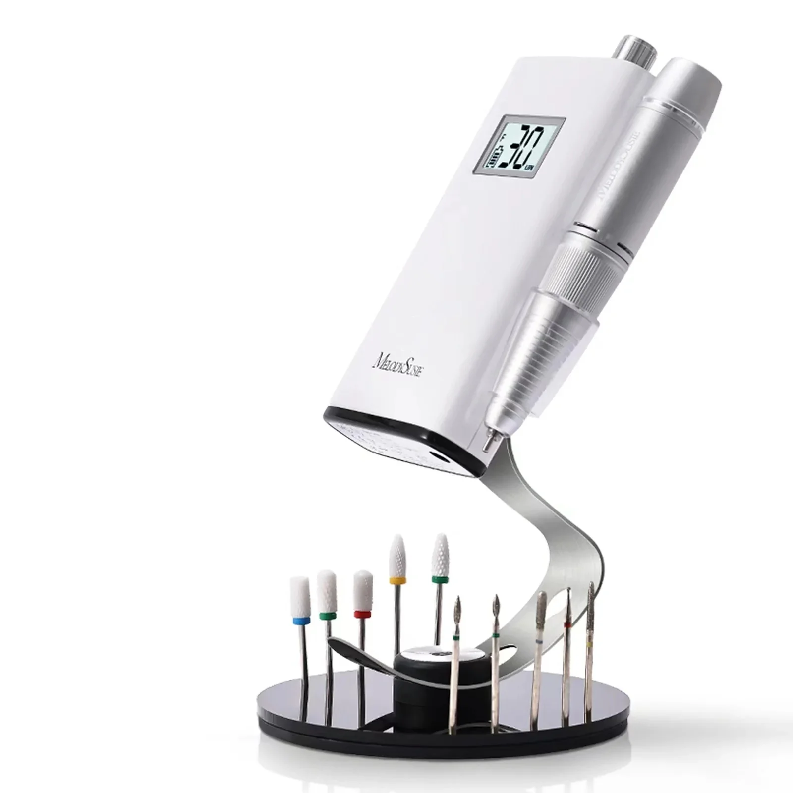 Nail Drill Machine Holder with 10 Holes Nail Drill Bits