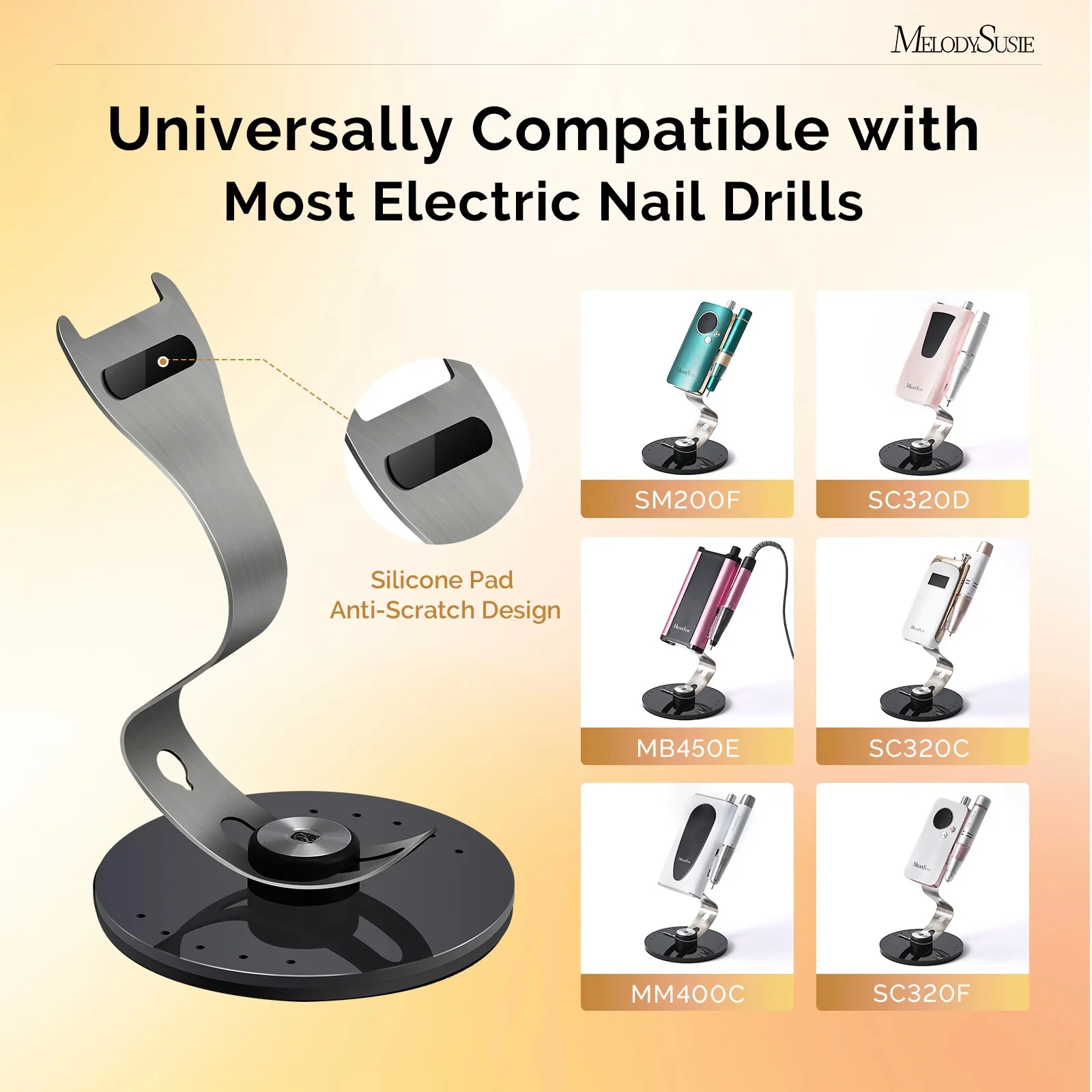 Nail Drill Machine Holder with 10 Holes Nail Drill Bits - Image 6