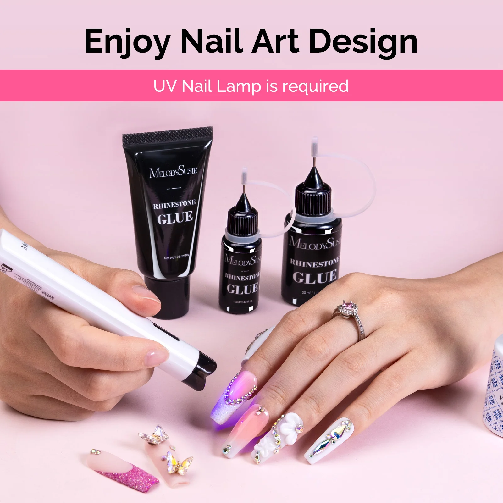 Nail Rhinestone Glue 30ml - Image 4
