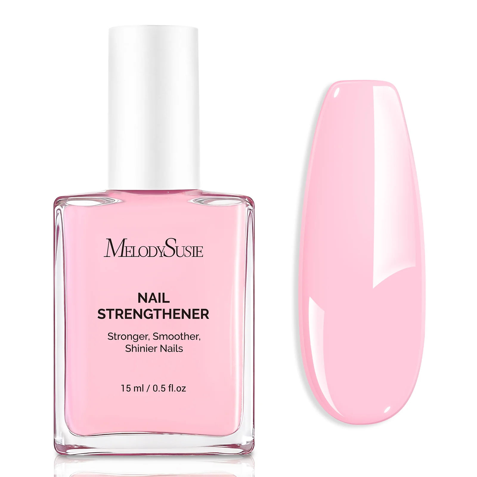 Nail Strengthener and Growth Treatment, 2-in-1 Ridge Filling Base Coat & Glossy Concealer Polish 15ml 0.5 Fl Oz - Image 10