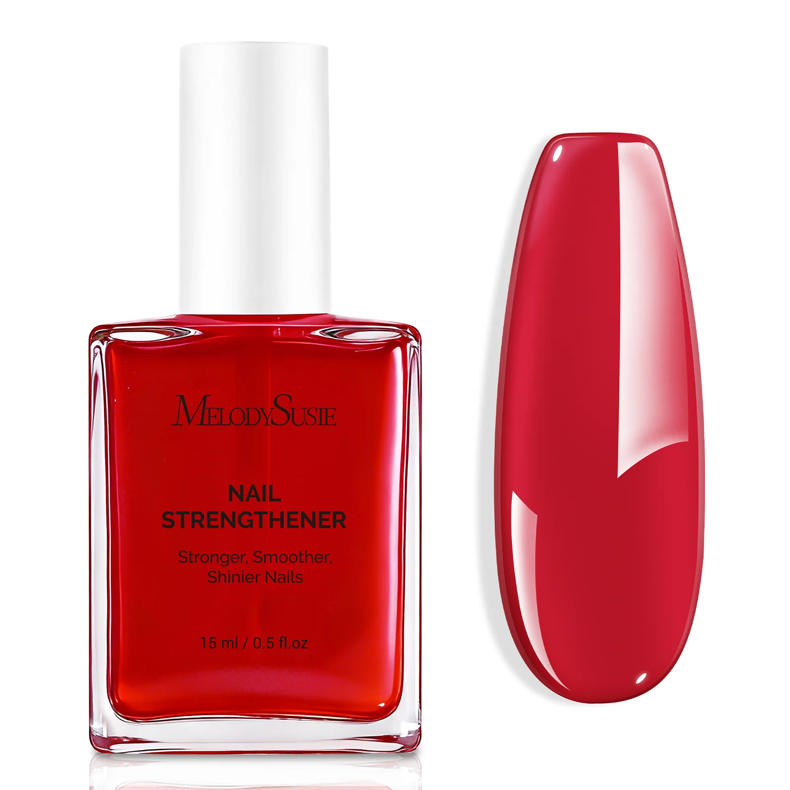 Nail Strengthener and Growth Treatment, 2-in-1 Ridge Filling Base Coat & Glossy Concealer Polish 15ml 0.5 Fl Oz - Image 12
