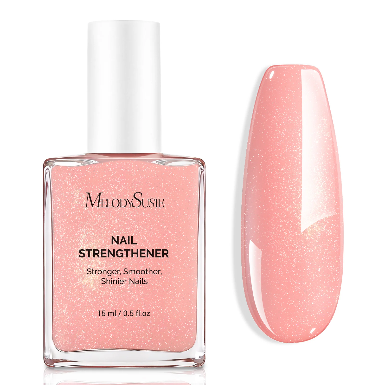 Nail Strengthener and Growth Treatment, 2-in-1 Ridge Filling Base Coat & Glossy Concealer Polish 15ml 0.5 Fl Oz - Image 13