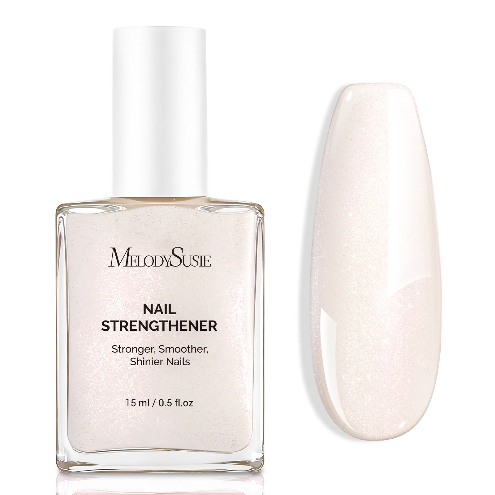 Nail Strengthener and Growth Treatment, 2-in-1 Ridge Filling Base Coat & Glossy Concealer Polish 15ml 0.5 Fl Oz - Image 14