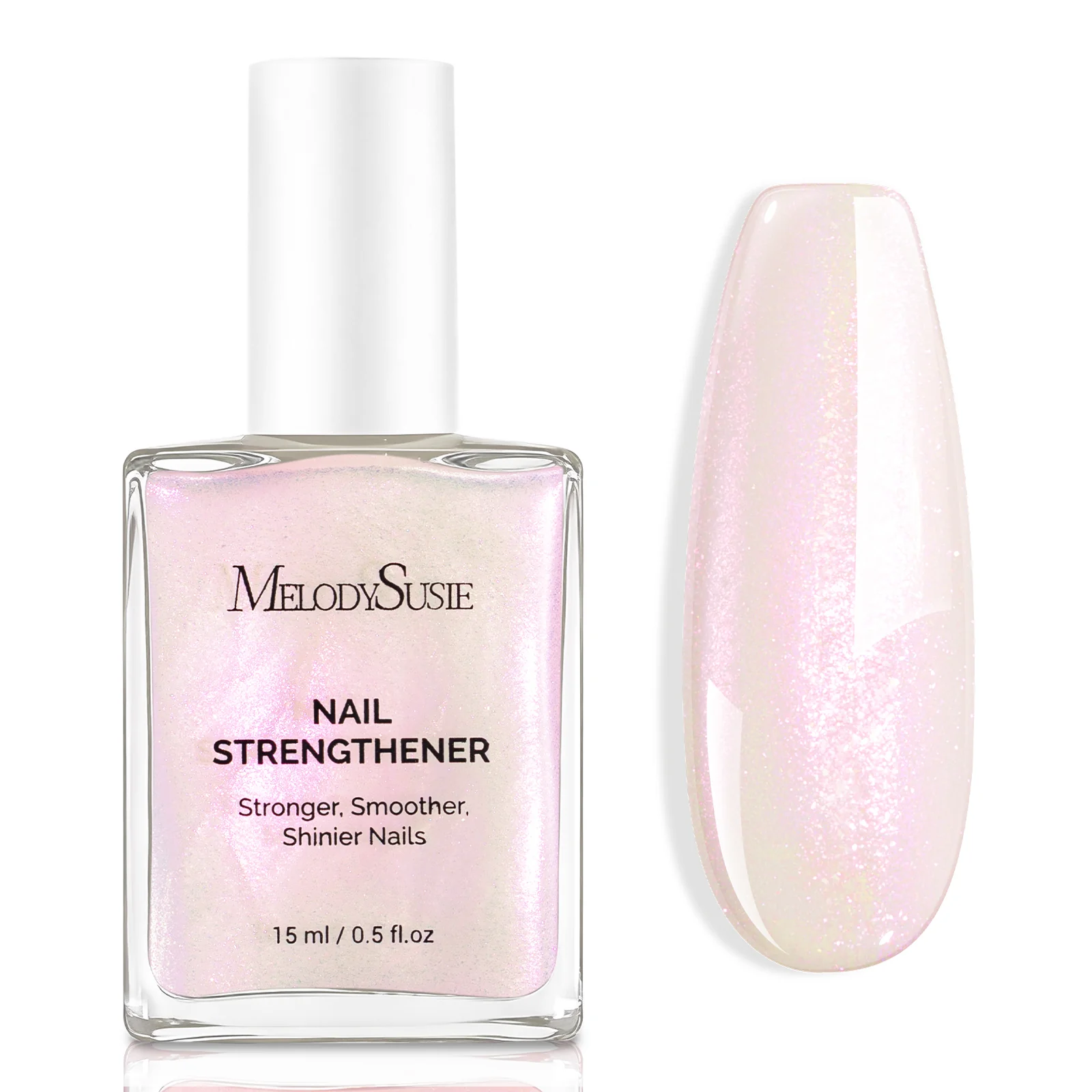 Nail Strengthener and Growth Treatment, 2-in-1 Ridge Filling Base Coat & Glossy Concealer Polish 15ml 0.5 Fl Oz - Image 15