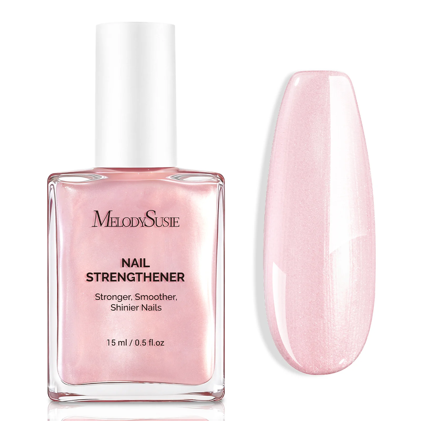 Nail Strengthener and Growth Treatment, 2-in-1 Ridge Filling Base Coat & Glossy Concealer Polish 15ml 0.5 Fl Oz - Image 9