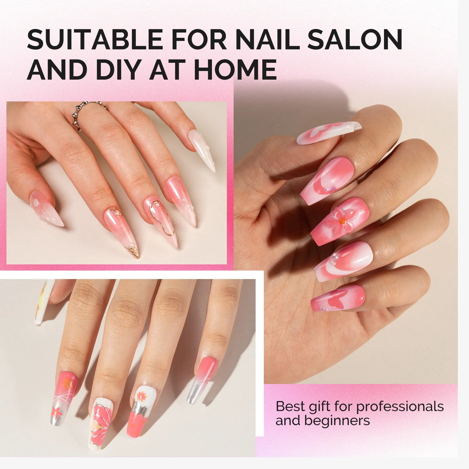 Ombre Nail Brushes 6Pcs - Image 5
