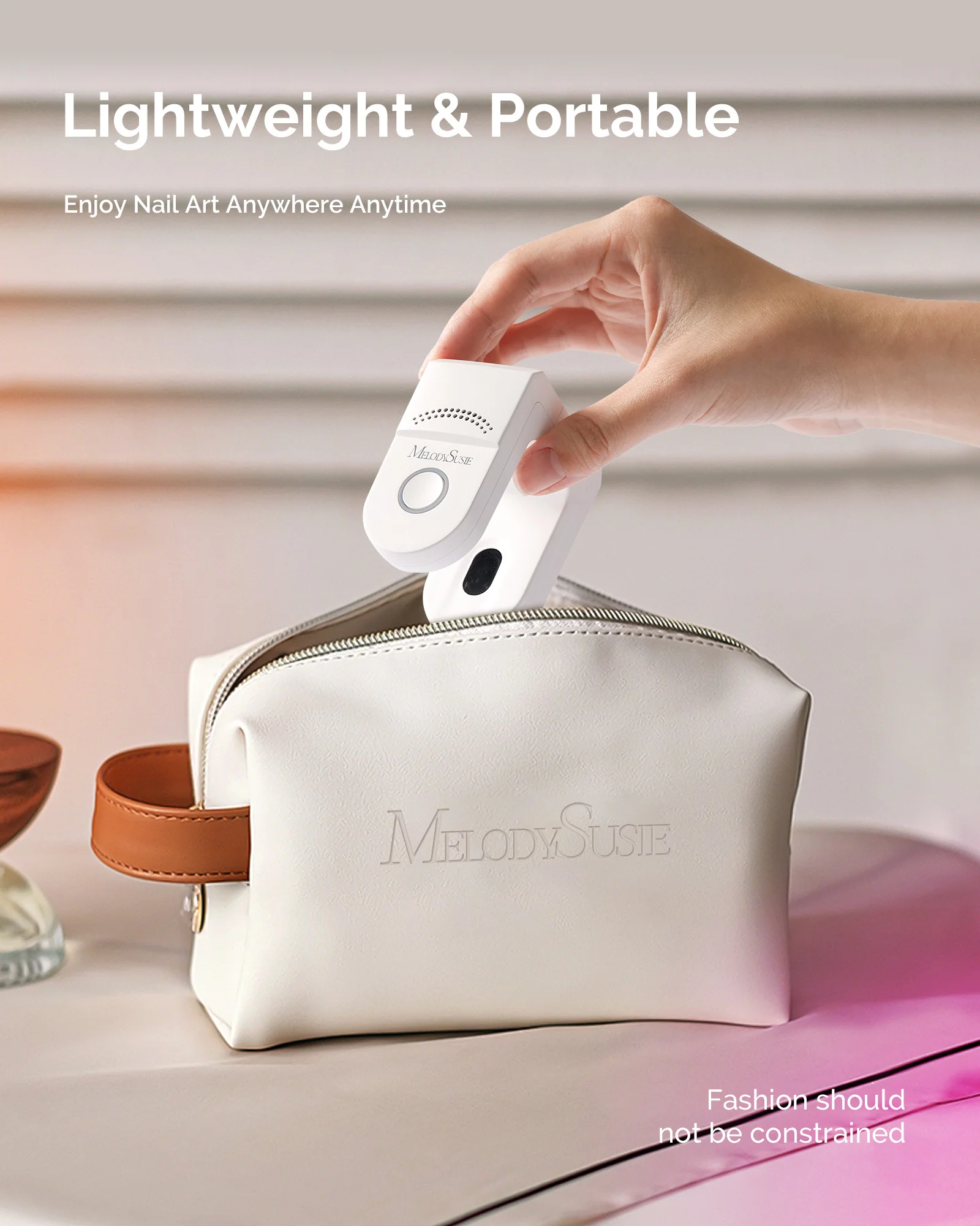 P-ART04G Rechargeable Mini LED/UV Nail Art Lamp - Image 7