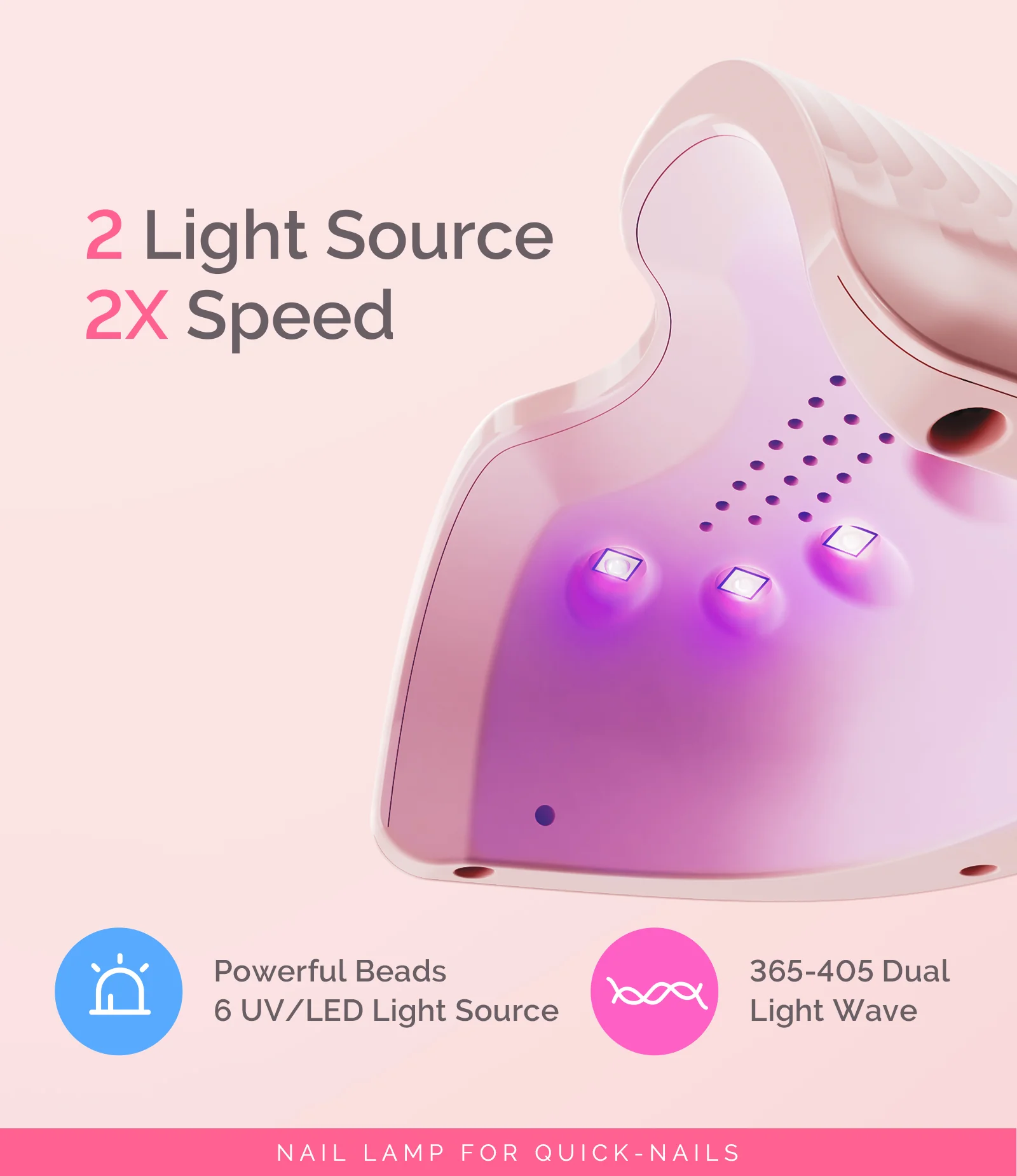 P-ART06F LED/UV Nail Lamp - Image 2