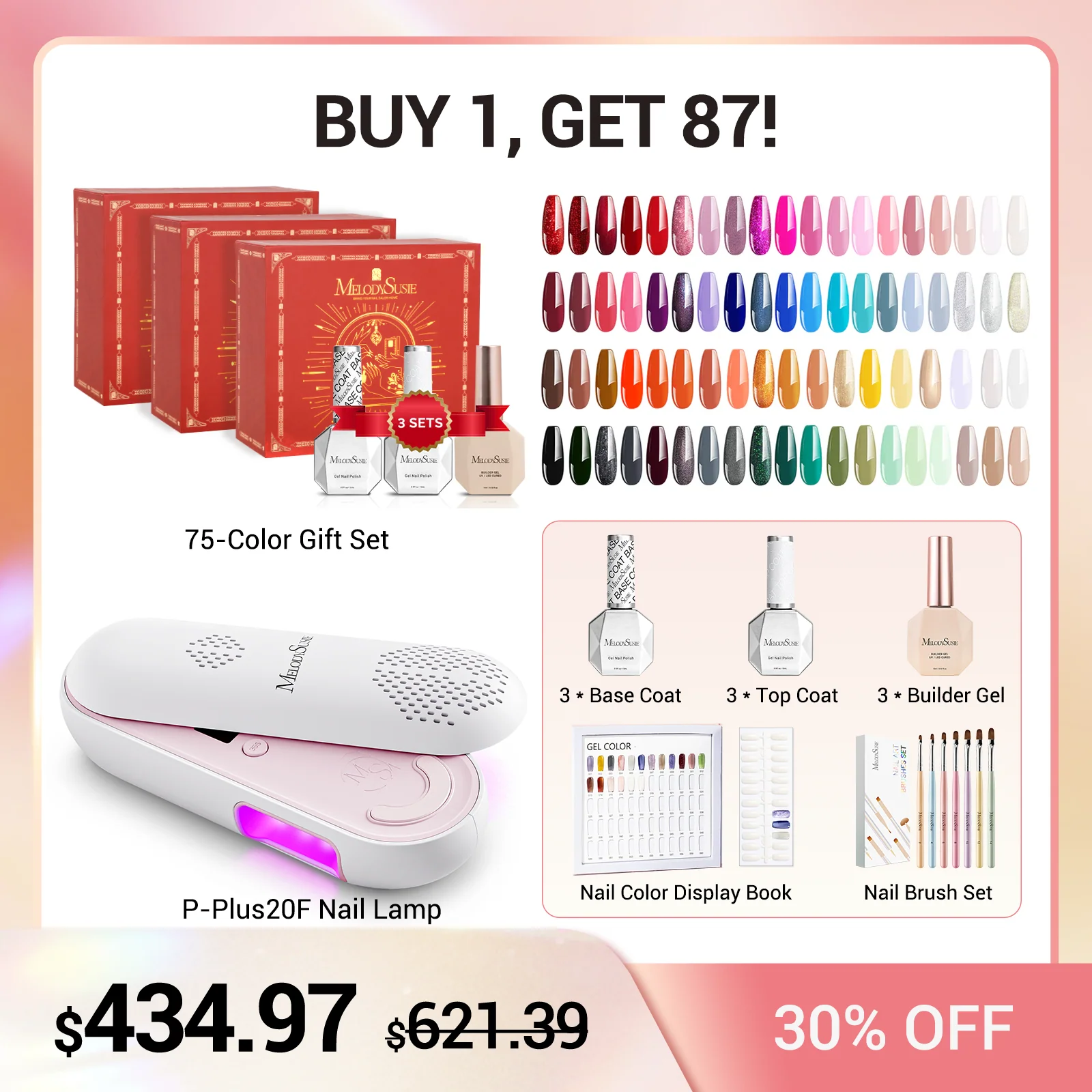 P-Plus20F Innovative UV Protection Rechargeable UV/LED Nail Lamp - Image 19