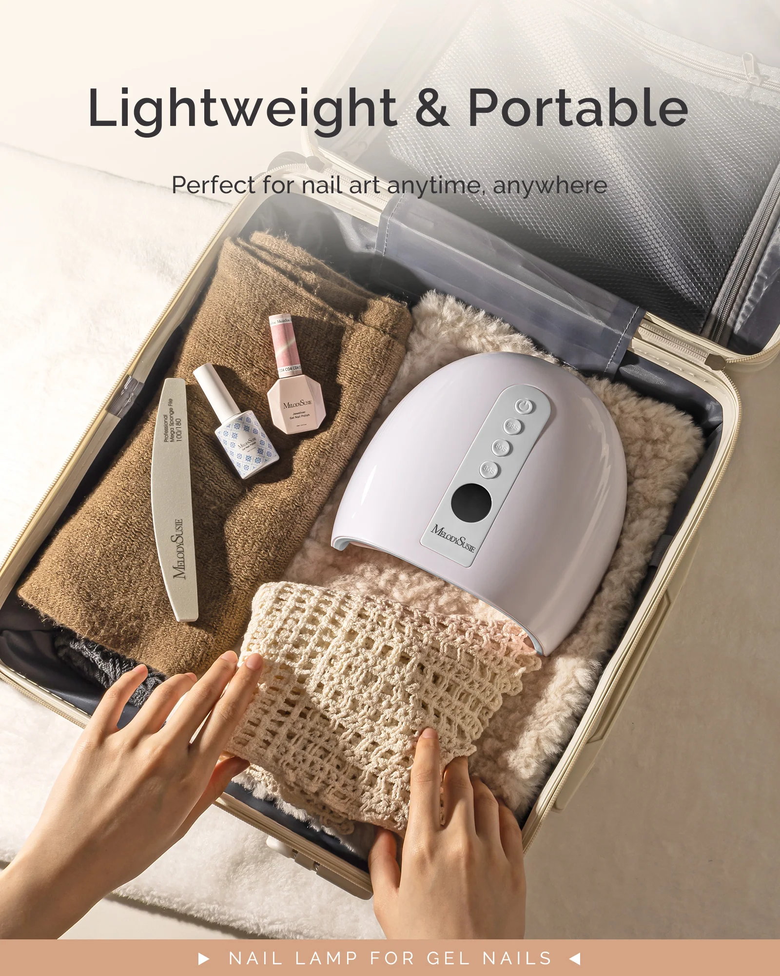 P-PLUS30G Rechargeable Cordless UV/LED Nail Lamp - Image 6