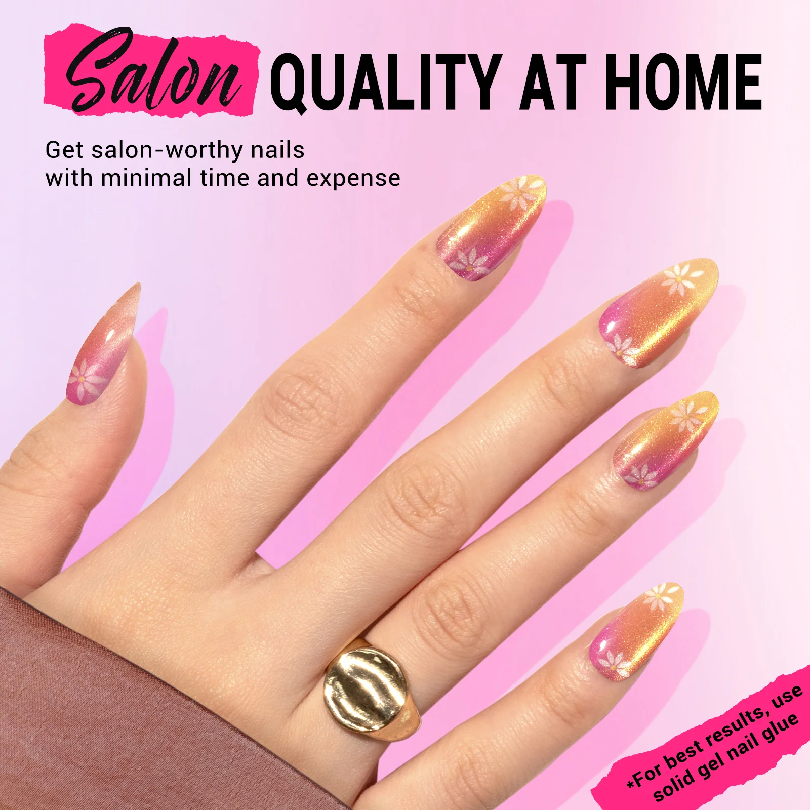 Passion Flowers Press On Nails Kit - US ONLY - Image 4