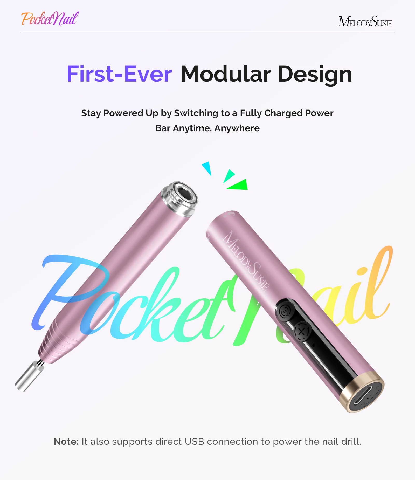 PC100GR Pocket Nail Drill Bundle with Power Bar - Image 5