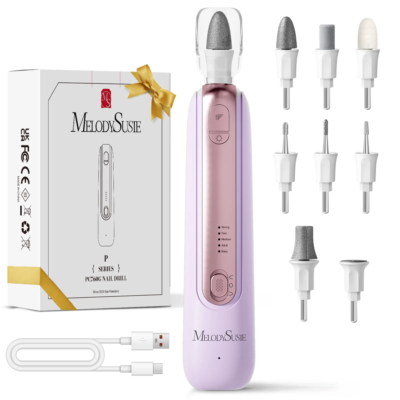 PC760G Manicure & Pedicure Nail Drill Set - Image 13
