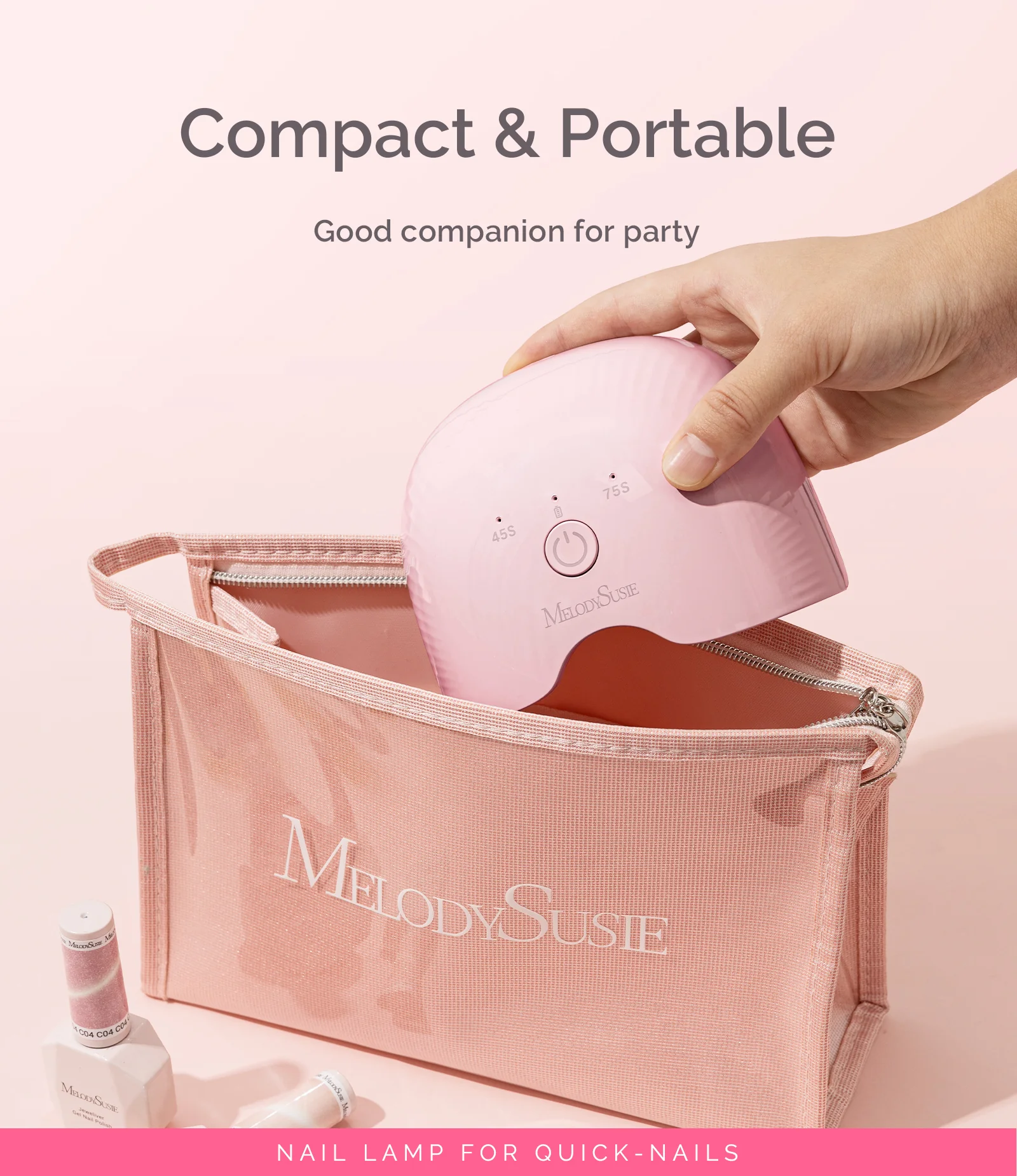 P-ART06G Rechargeable & Cordless LED/UV Nail Lamp - Image 8