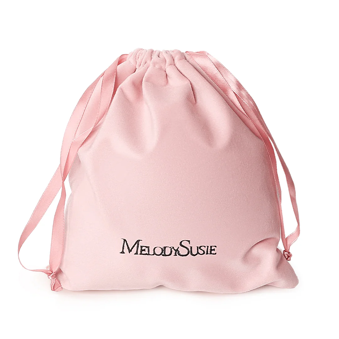 Pink Velvet Dustproof Storage Bag - Image 2