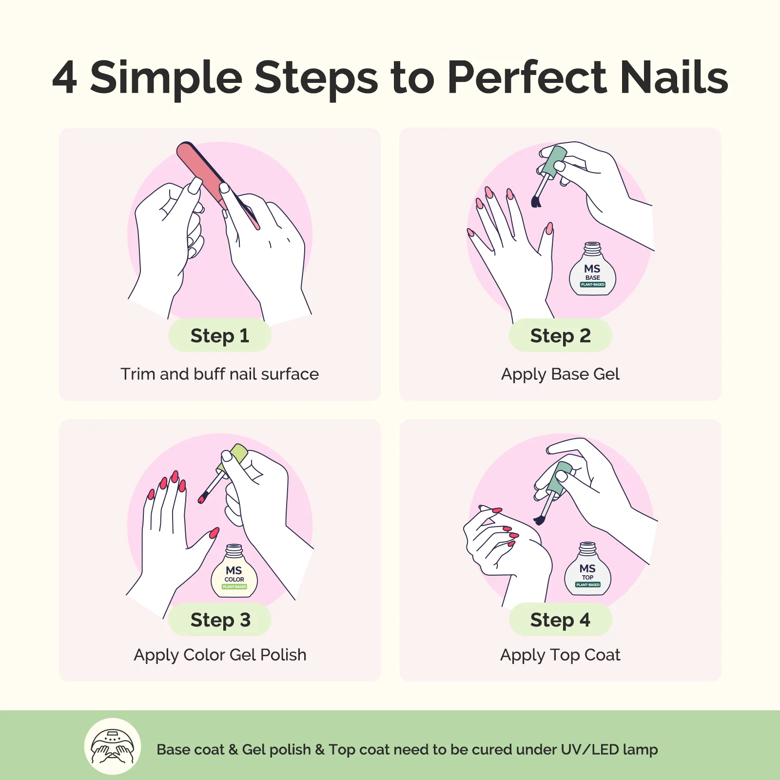 Sweet Scent HEMA-Free & HPMA-Free & TPO-Free Plant-Based Gel Nail Polish Set - Image 11