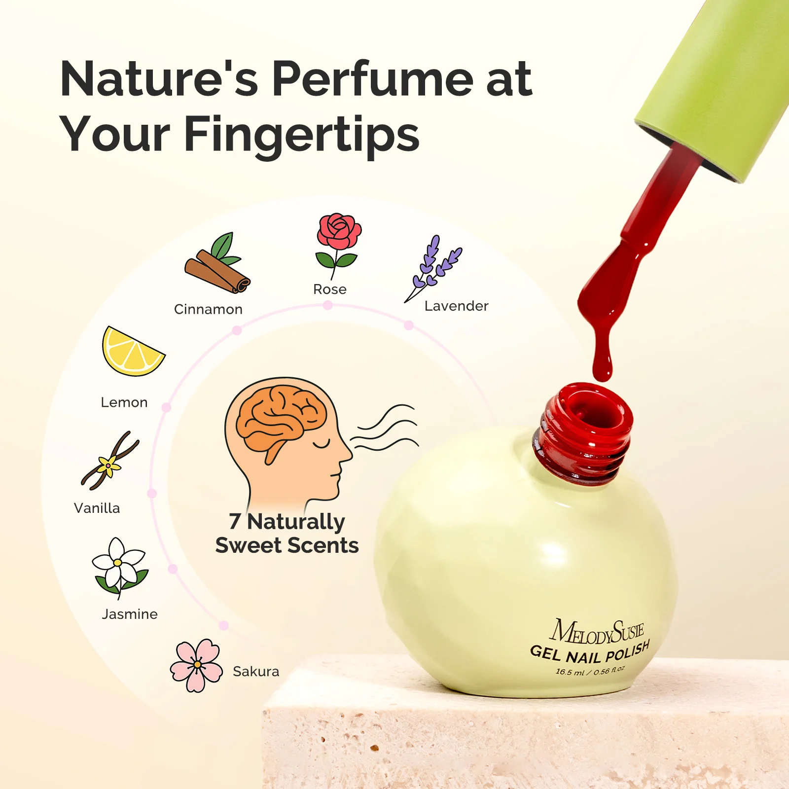 Plant-Based HEMA-Free & HPMA-Free & TPO-Free Nail Gel Polish 16.5ml/0.56 fl oz - Image 3