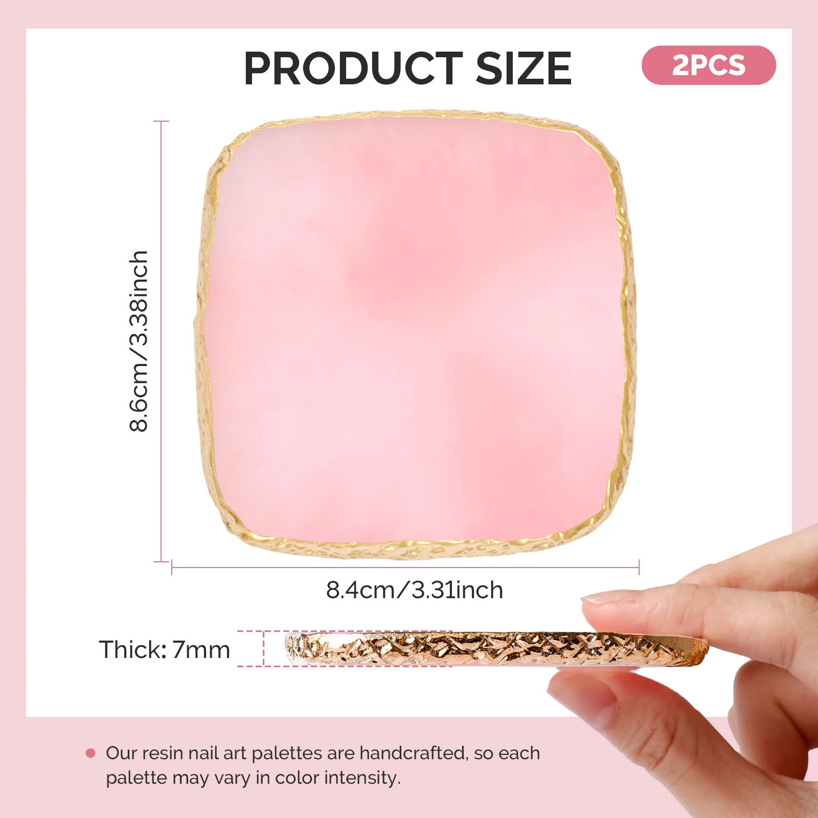 Premium Resin Nail Art Palette - Image 2