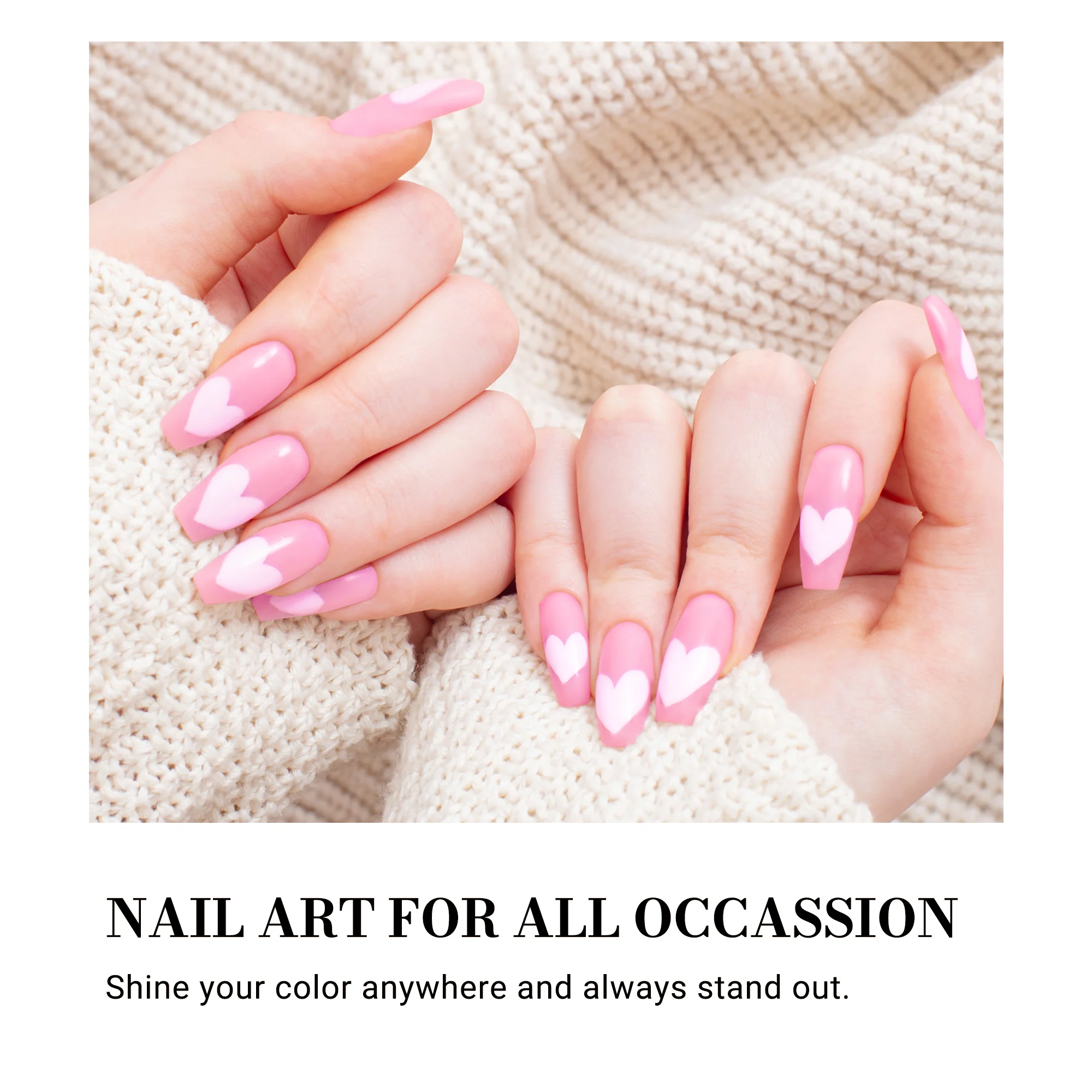 012 Pretty Pink - TPO-Free Thick Gel Nail Polish (15ml) - Image 4