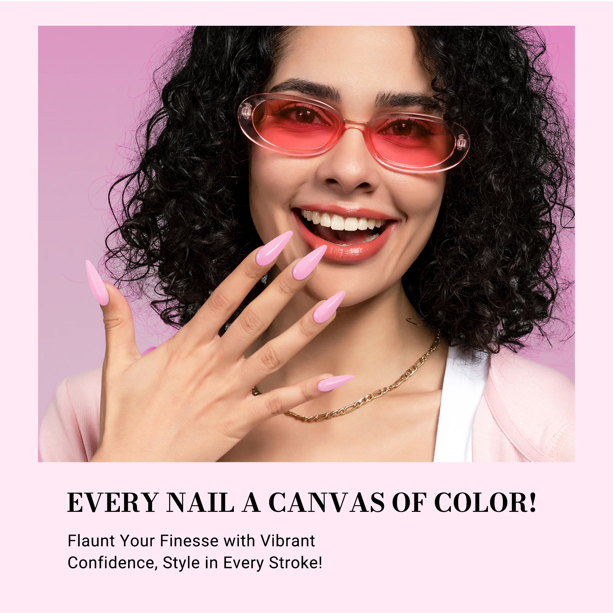 012 Pretty Pink - TPO-Free Thick Gel Nail Polish (15ml) - Image 5
