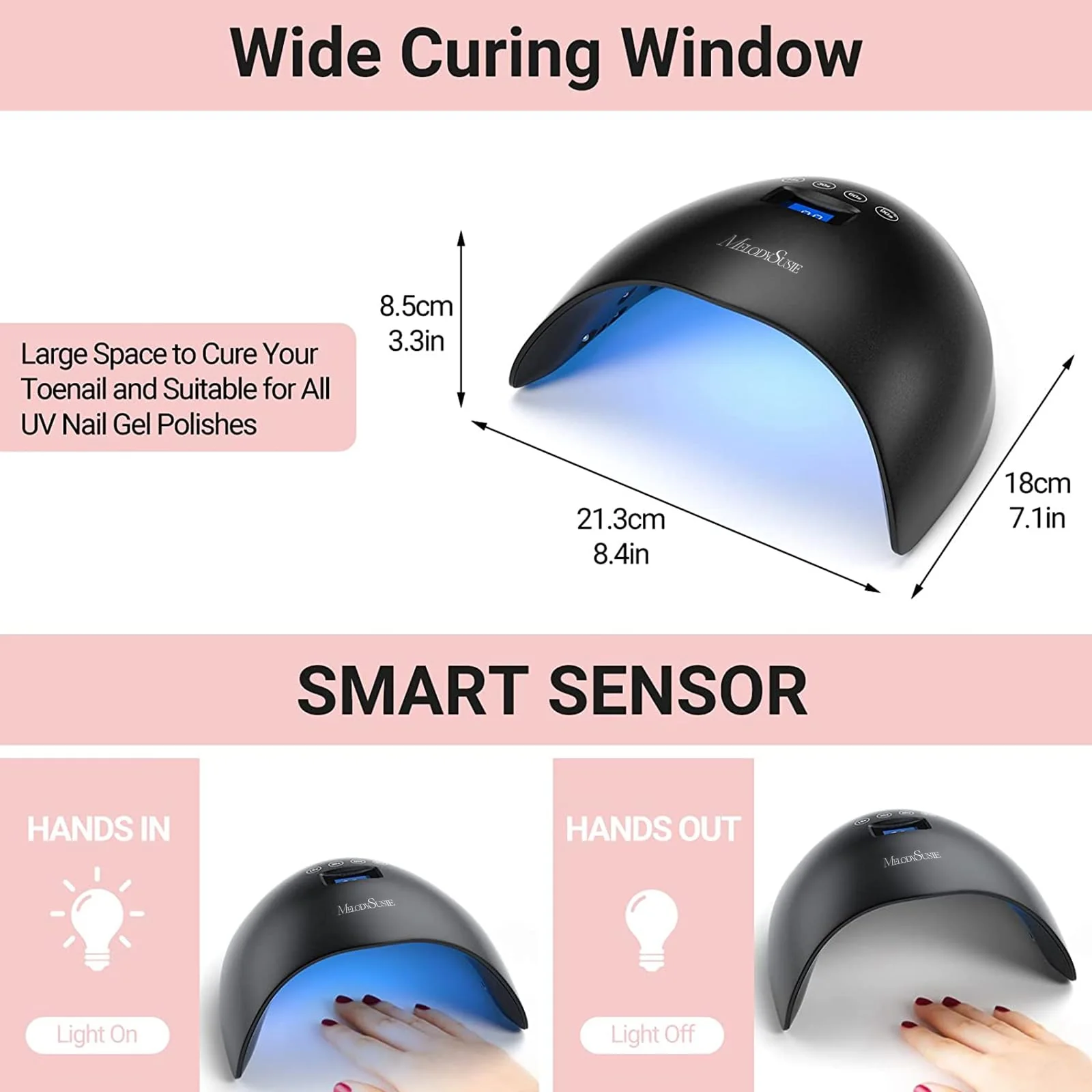 EOS 3 (P-Plus24T) LED/UV Nail Lamp - Image 6