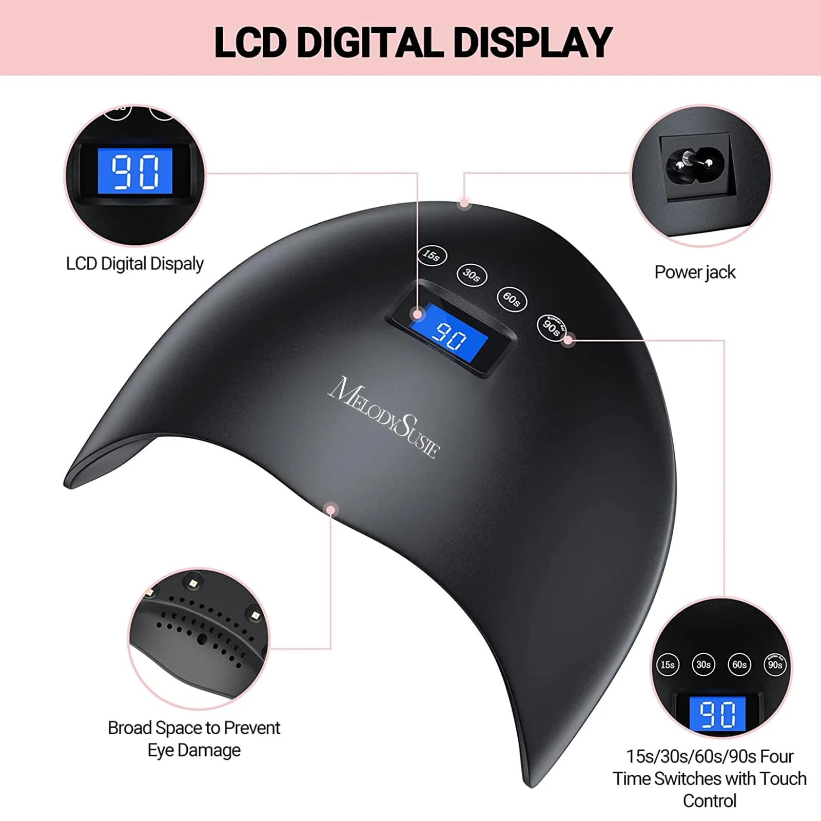 EOS 3 (P-Plus24T) LED/UV Nail Lamp - Image 7