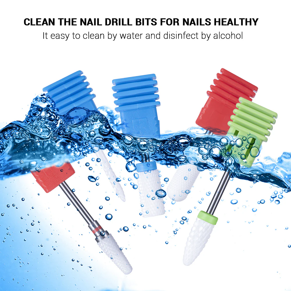 Professional Ceramic Nail Drill Bits Set (5Pcs) - Image 10