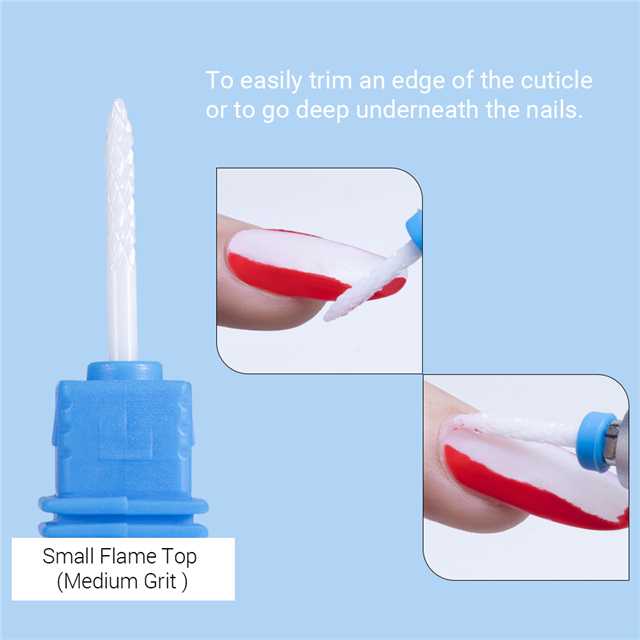 Professional Ceramic Nail Drill Bits Set (5Pcs) - Image 5