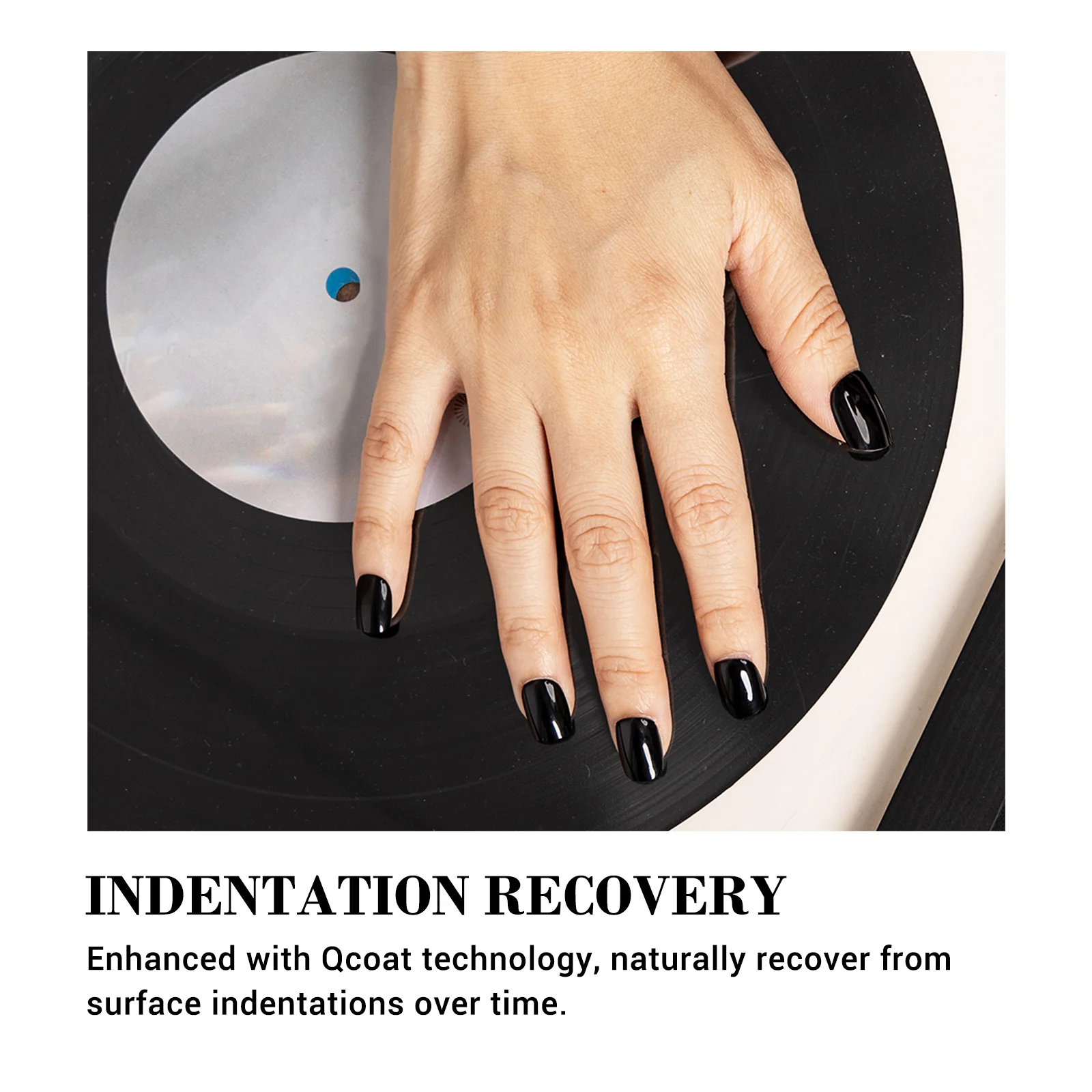 Qcoat Fully Cured Gel Nail Strips - Black(US ONLY) - Image 5